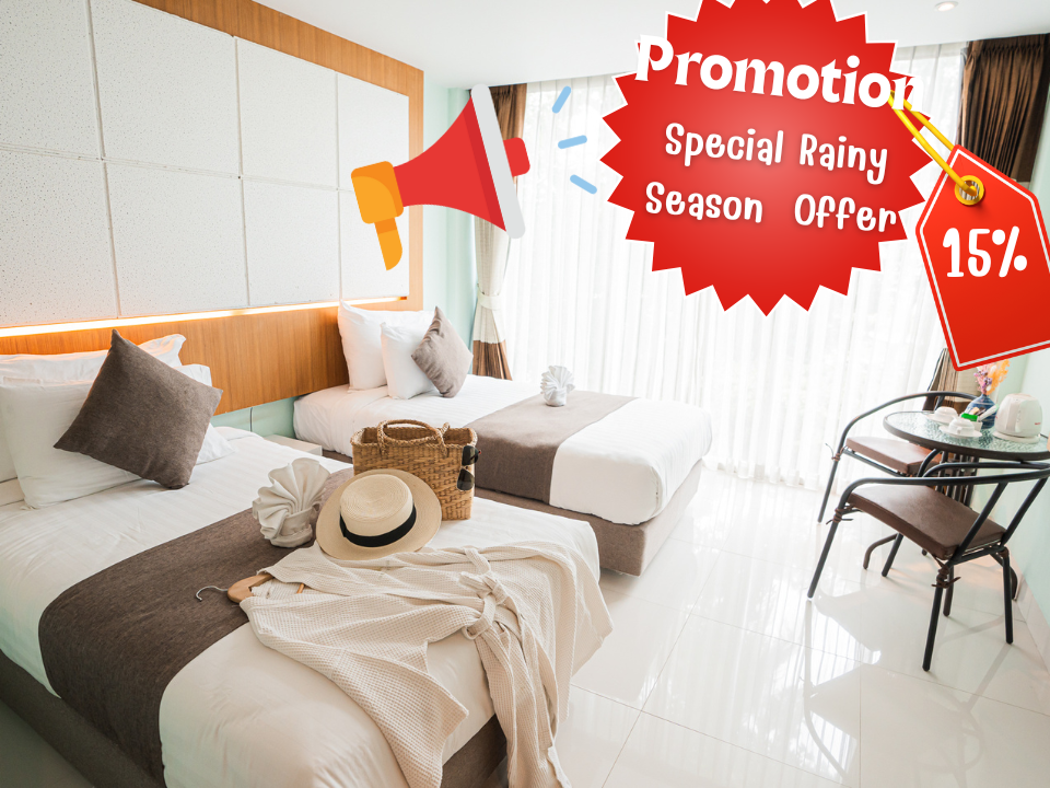 Special Rainy Season Offer 15%